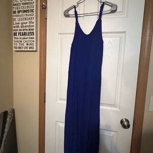 Glamour Royal Blue Maxi Dress